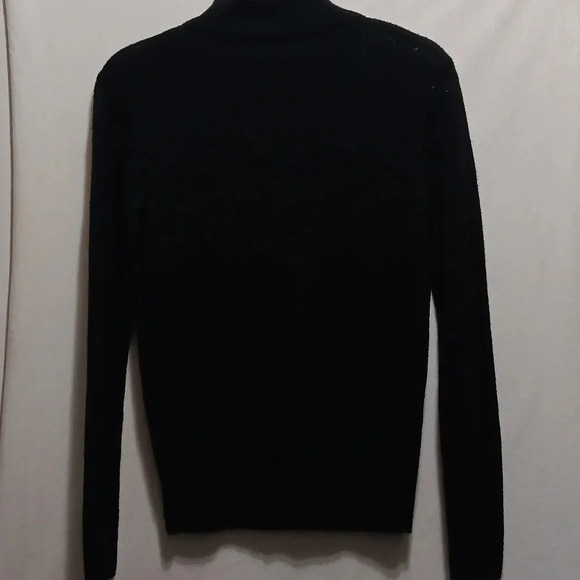 Womens XS Black Juicy Couture Mock Neck Pearl Embellished - Picture 5 of 7